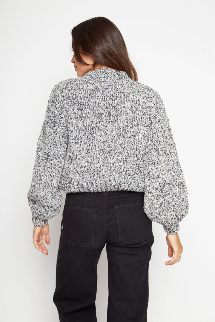 Sweater Maiten Orgánico Negro Mujer
