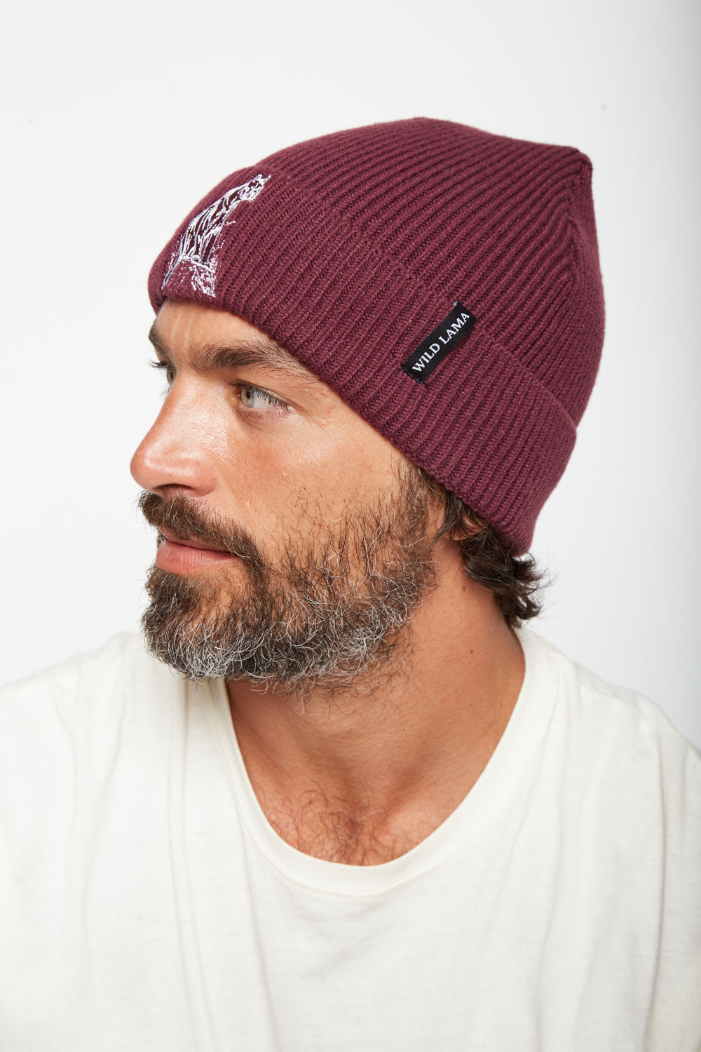Gorro Lava Reciclado Fit Medio Burdeo