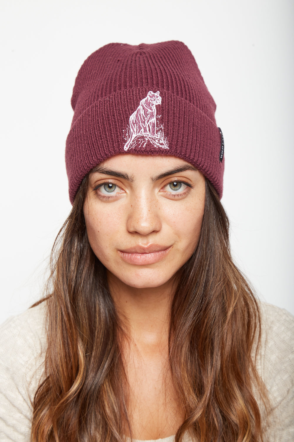 Gorro Lava Reciclado Fit Medio Burdeo