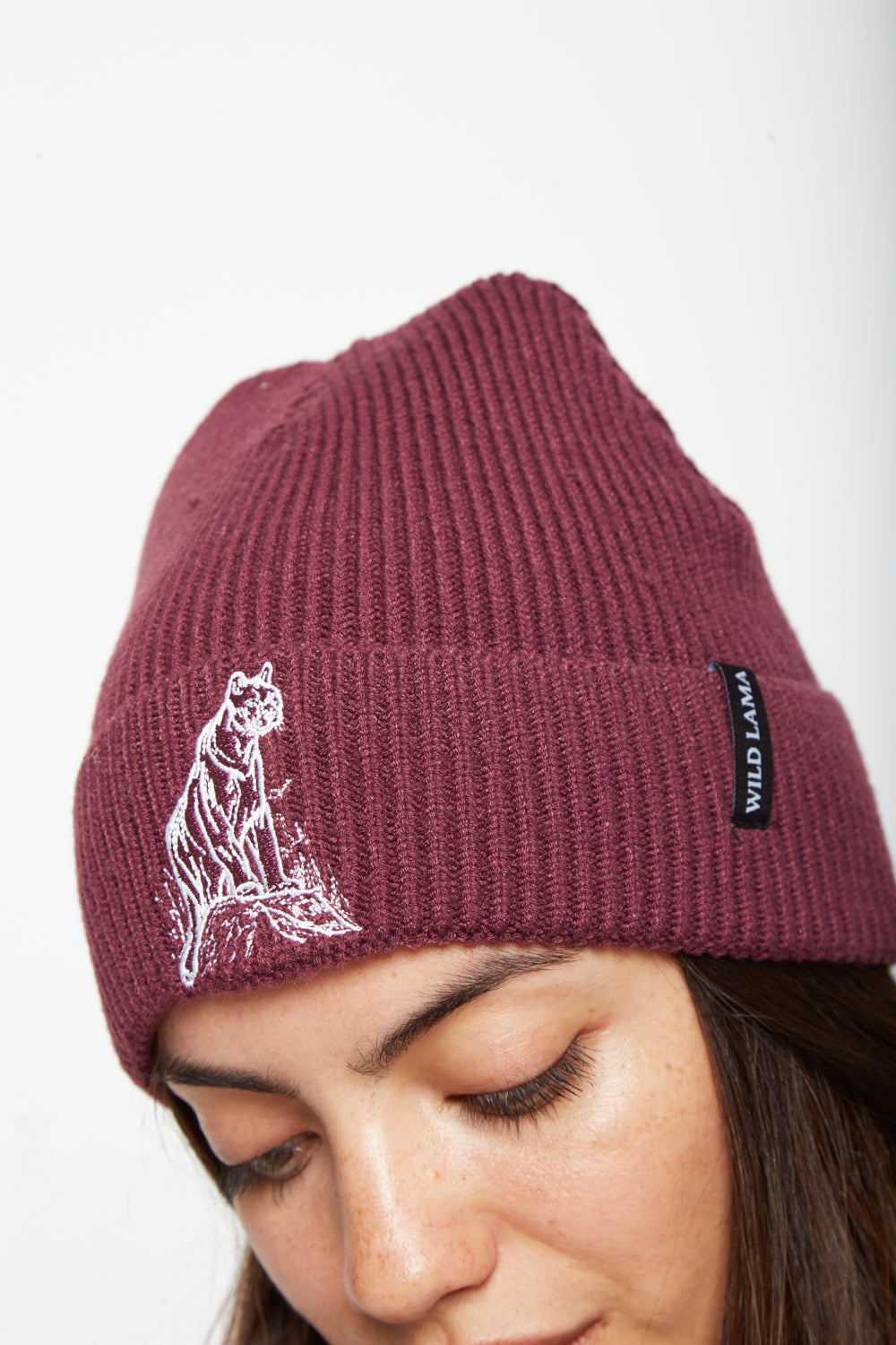 Gorro Lava Reciclado Fit Medio Burdeo