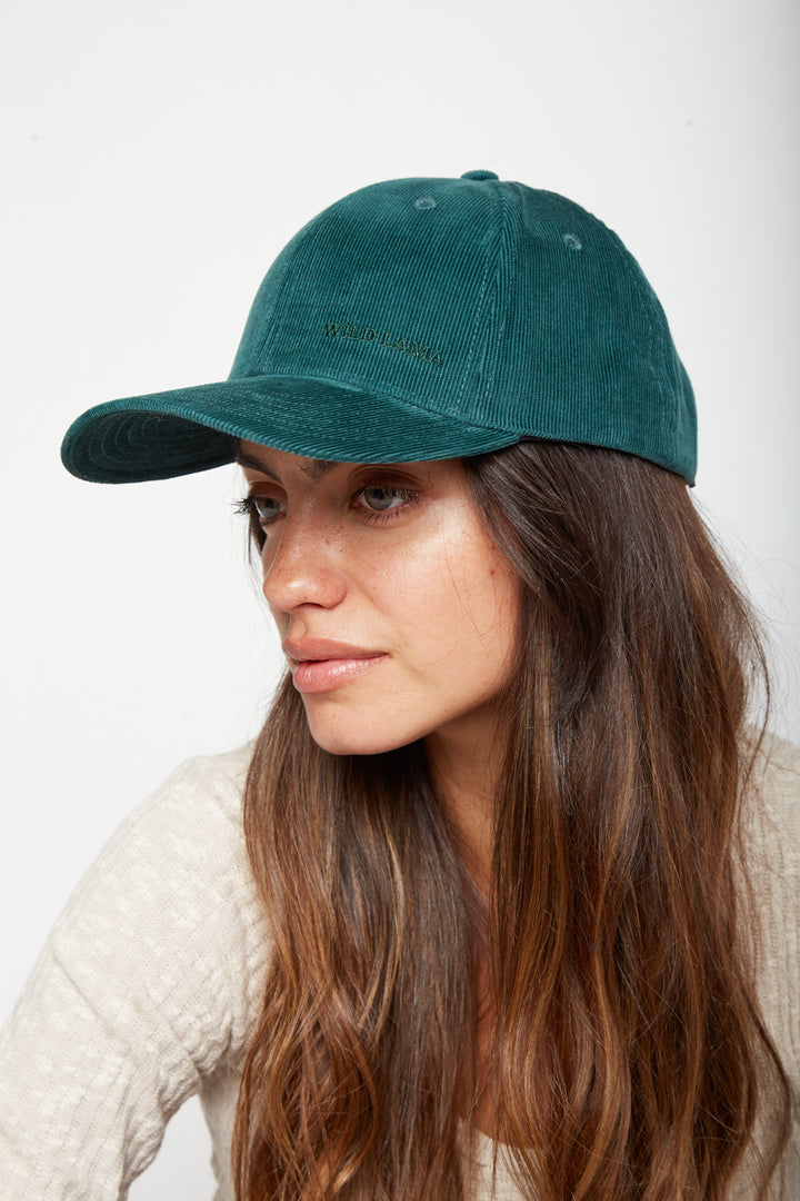 Jockey Navona Cotelé Orgánico Verde Petróleo