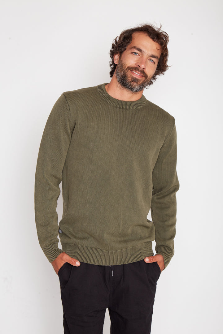 Sweater Tros Orgánico Verde Hombre