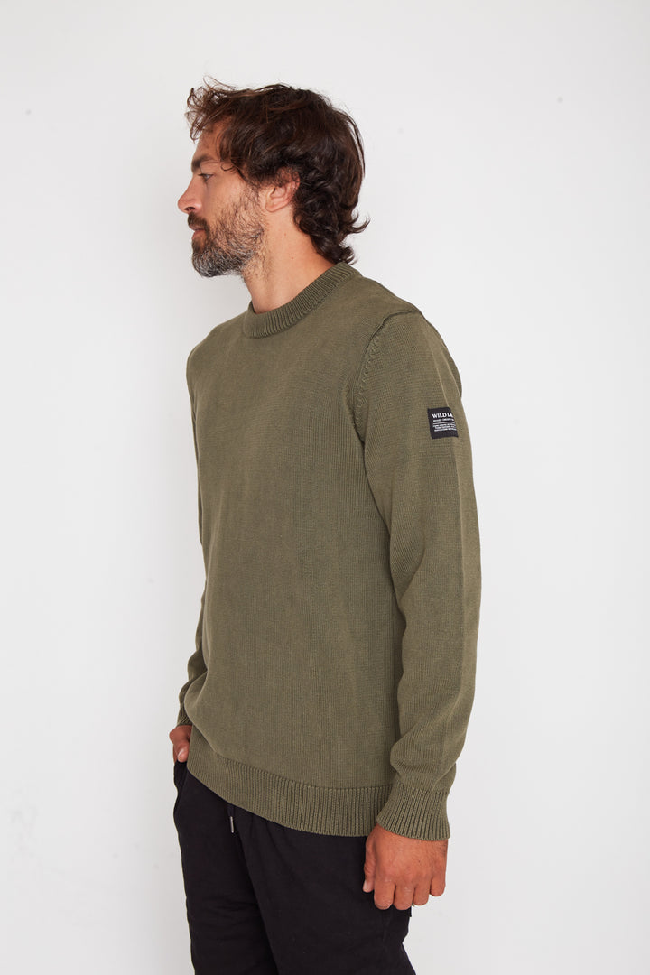 Sweater Tros Orgánico Verde Hombre
