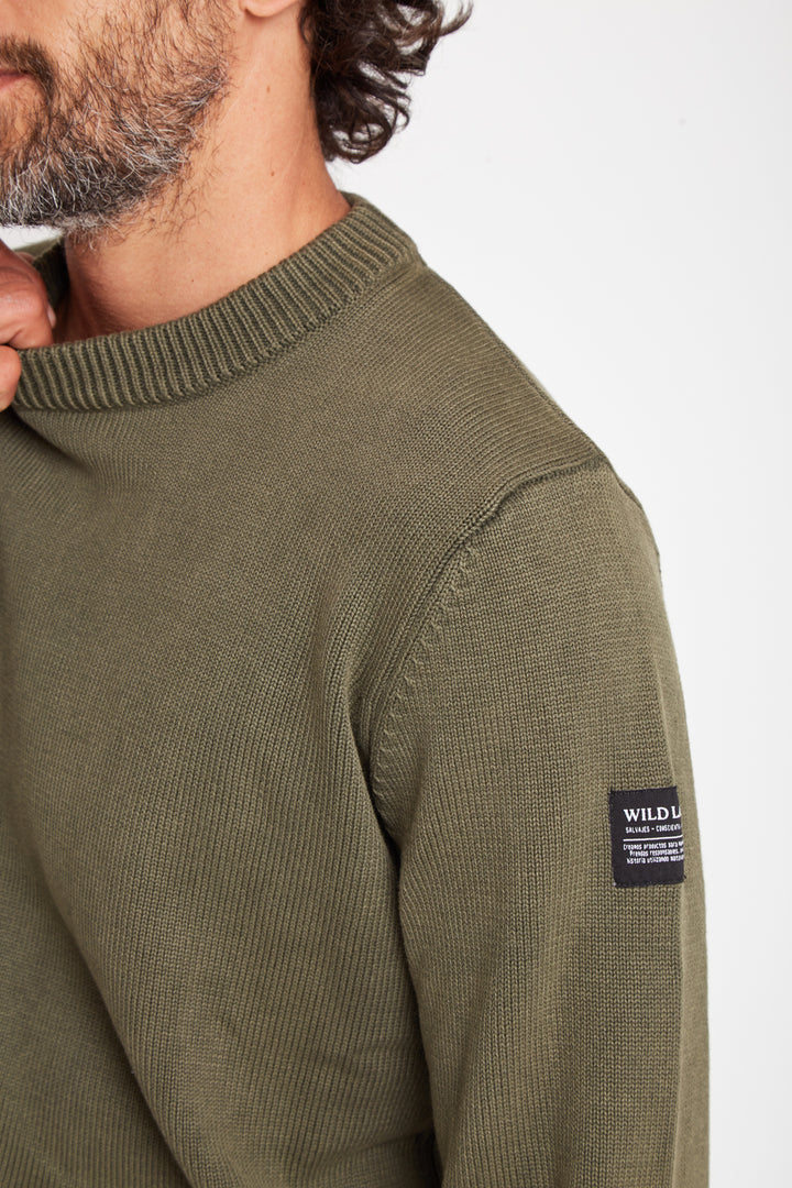 Sweater Tros Orgánico Verde Hombre