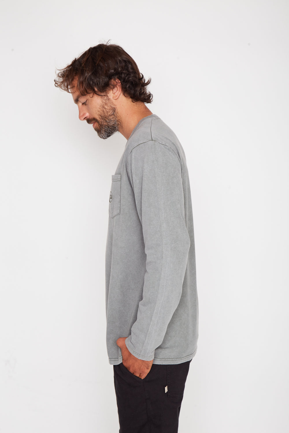 Polera Eter Orgánica Verde Oliva Hombre