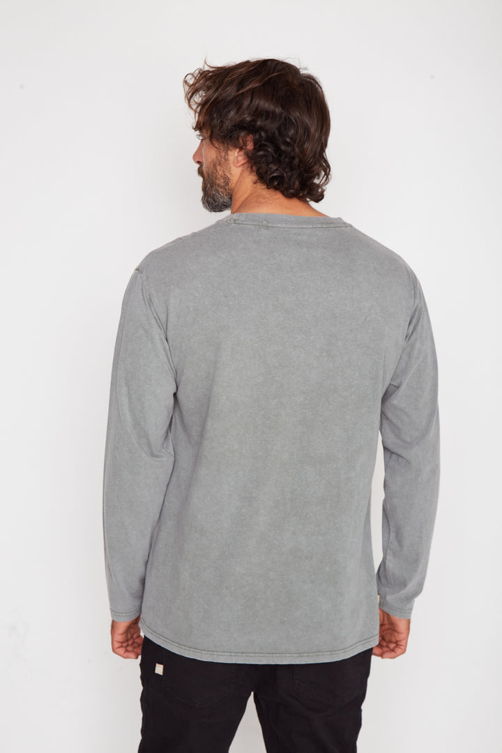 Polera Eter Orgánica Verde Oliva Hombre