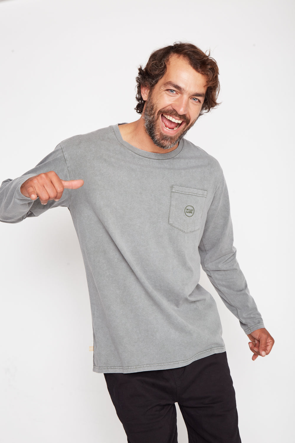 Polera Eter Orgánica Verde Oliva Hombre