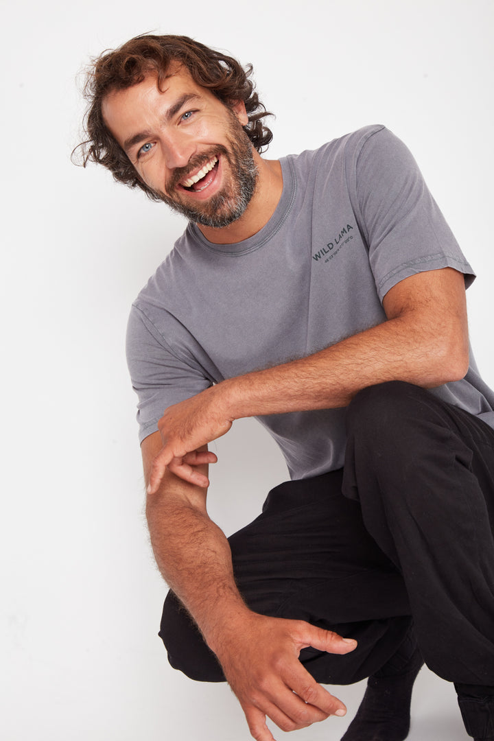 Polera Cerro Castillo Orgánica Verde Hombre