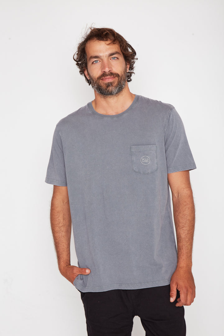 Polera Humos Orgánica Verde Hombre