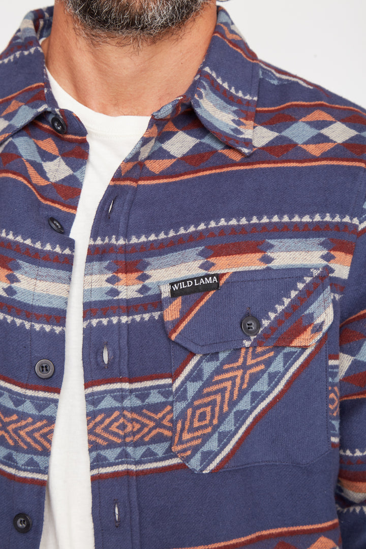 Camisa Forta Orgánica Azul Hombre