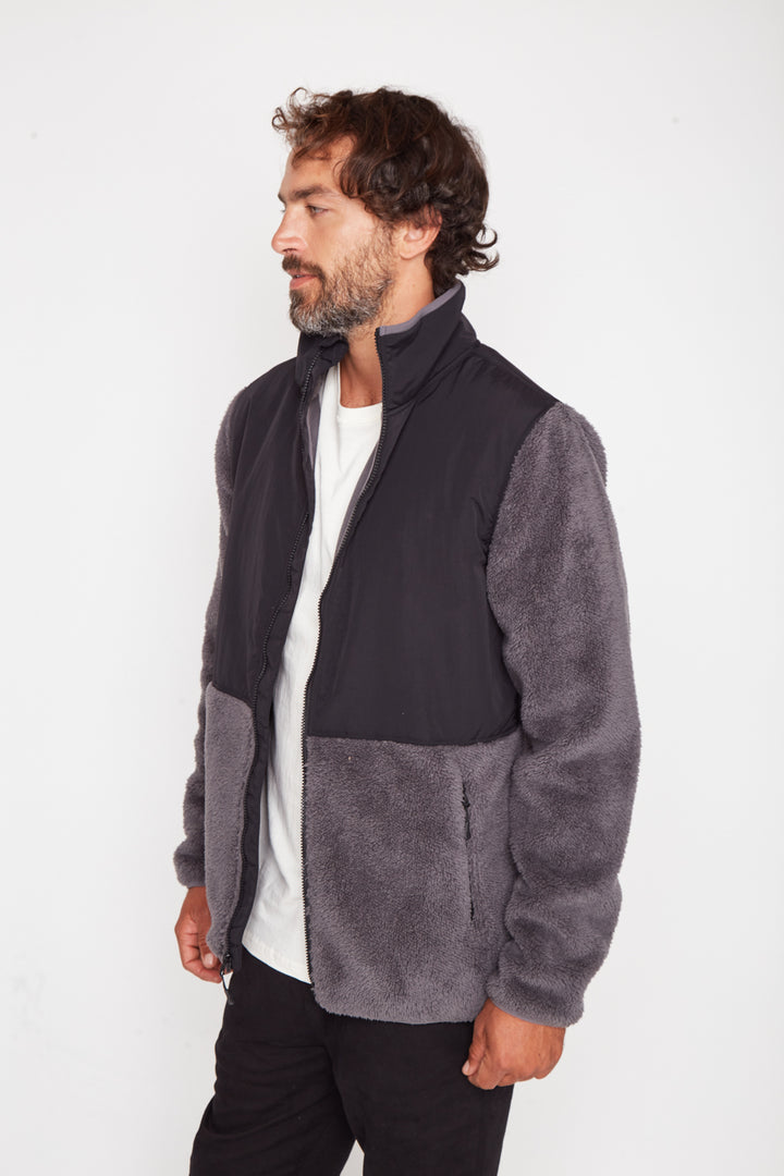 Polar Enco Shaggy Hombre Gris