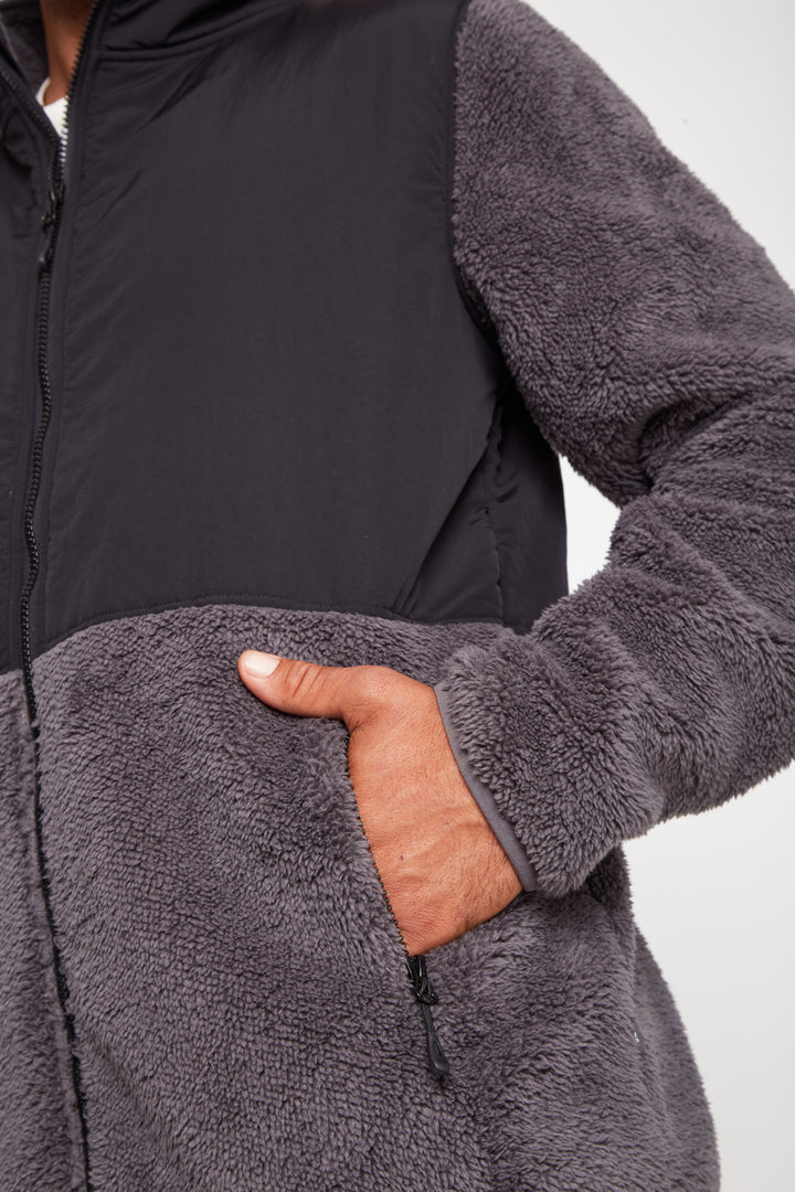 Polar Enco Shaggy Hombre Gris