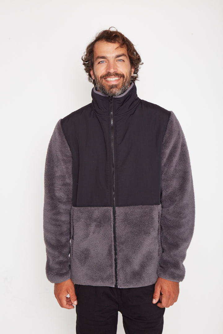 Polar Enco Shaggy Hombre Gris