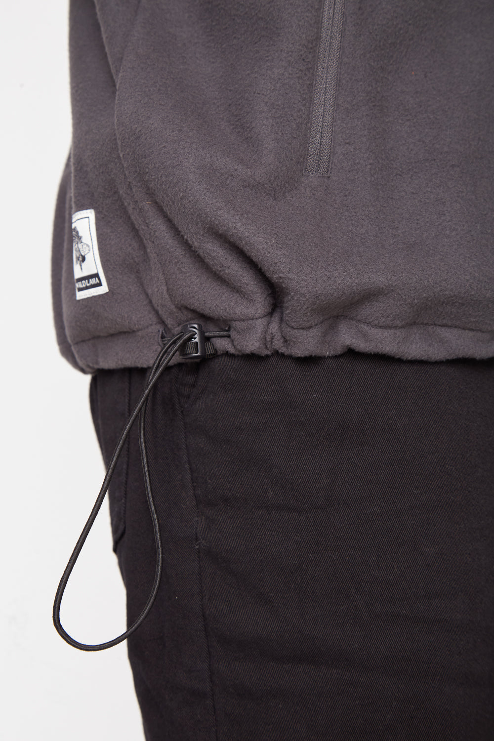 Polar Radal Reciclado Negro Hombre