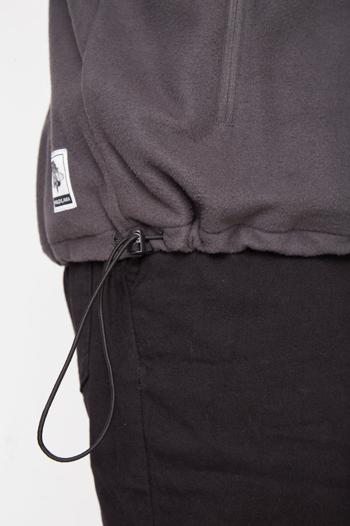 Polar Radal Reciclado Negro Hombre