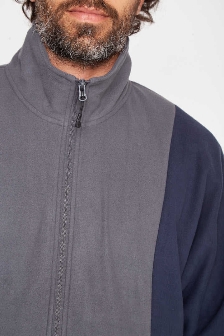 Polar Radal Reciclado Azul Hombre