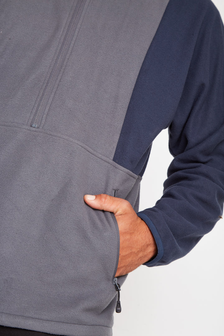Polar Radal Reciclado Azul Hombre