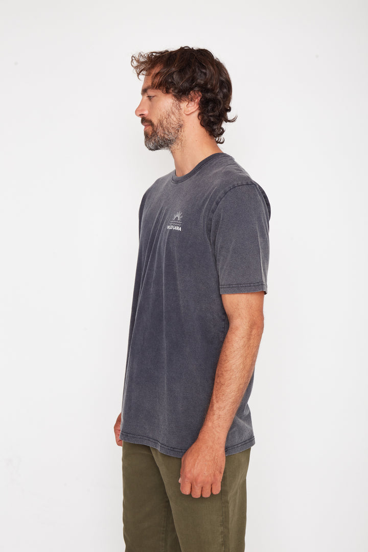 Polera Soles Orgánica Negra Hombre