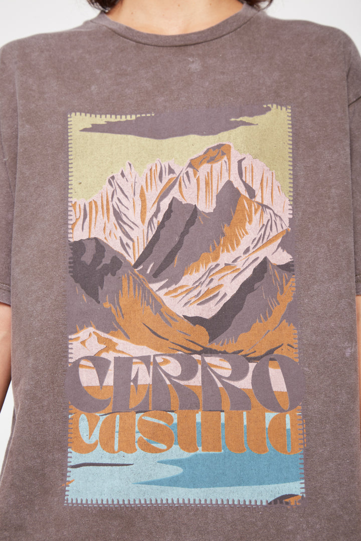 Polera Parques Con Causa Café Mujer